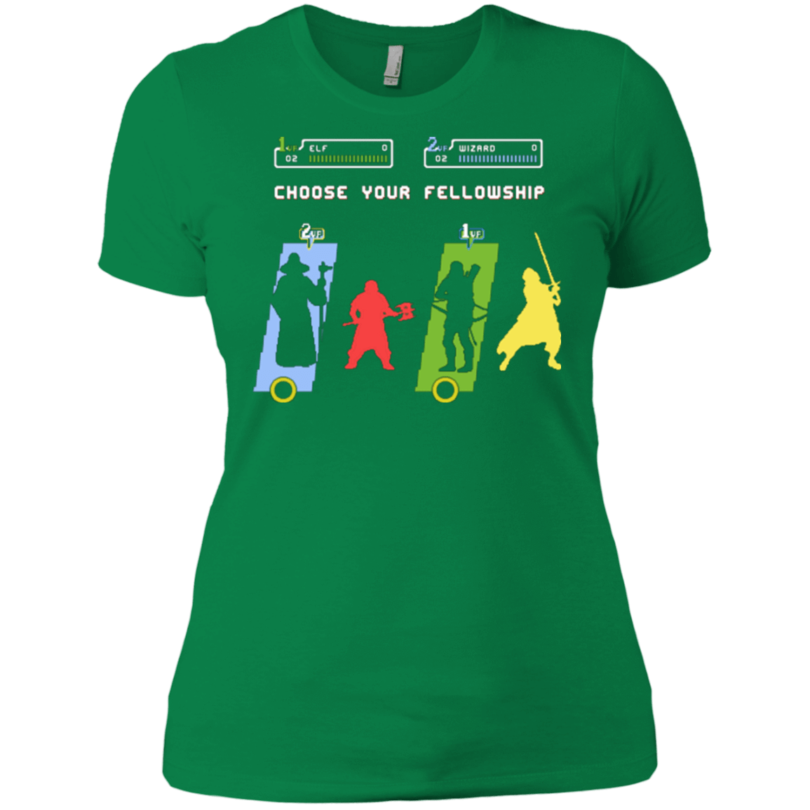 T-Shirts Kelly Green / X-Small Choose your Fellowship Women's Premium T-Shirt