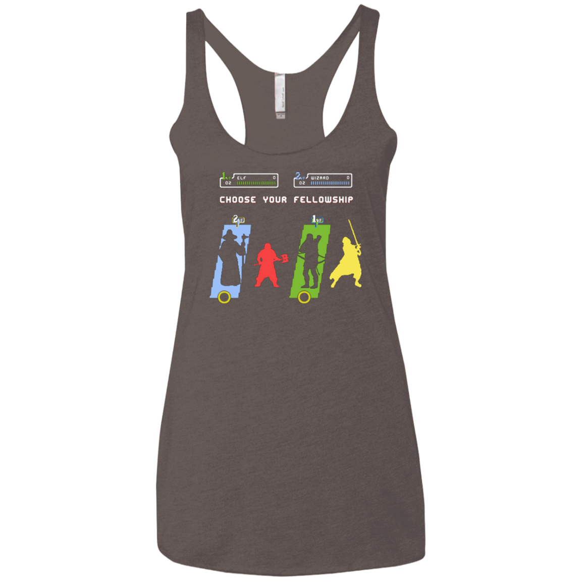 T-Shirts Macchiato / X-Small Choose your Fellowship Women's Triblend Racerback Tank