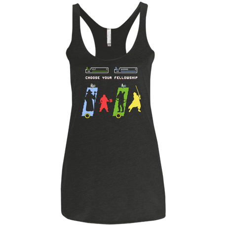 T-Shirts Vintage Black / X-Small Choose your Fellowship Women's Triblend Racerback Tank