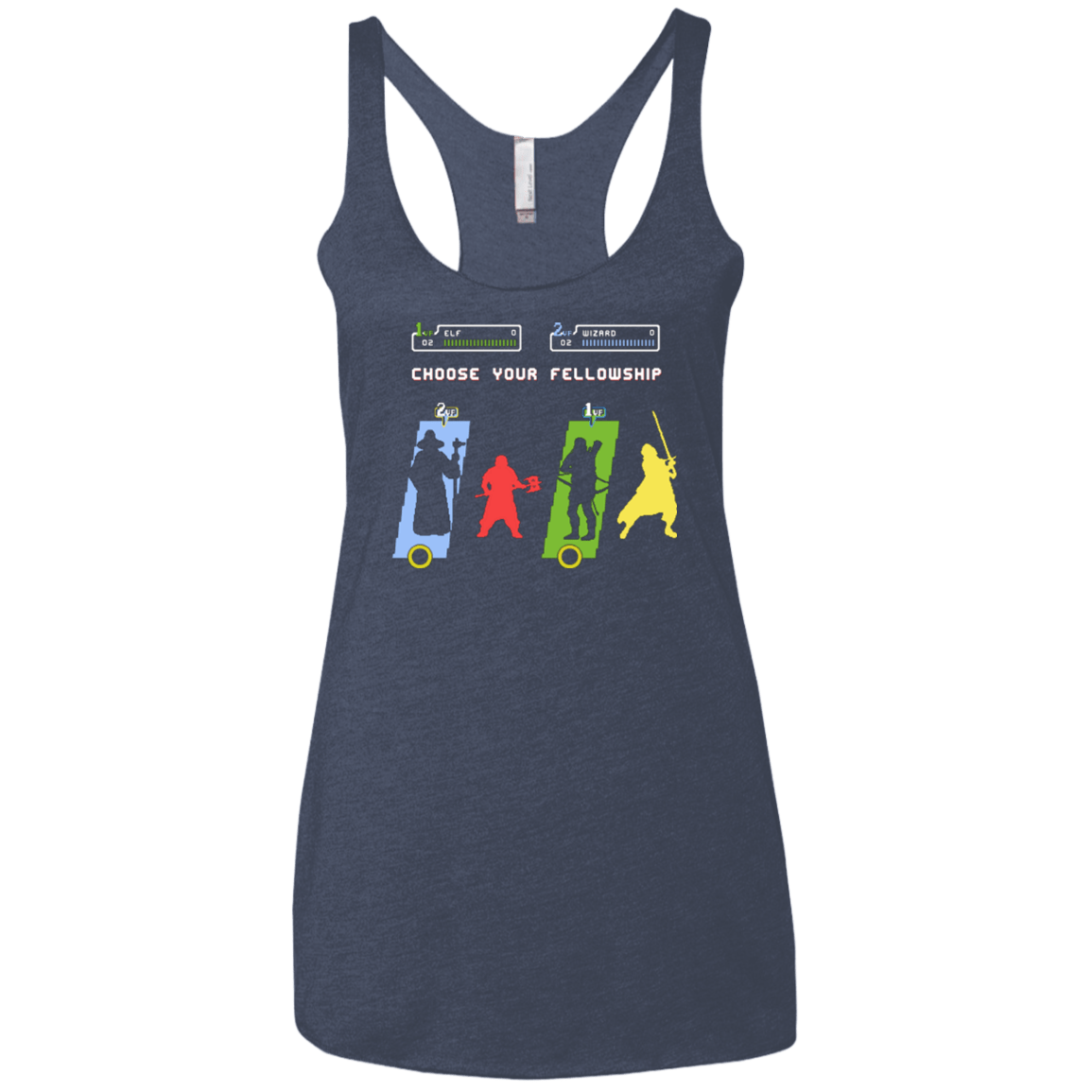 T-Shirts Vintage Navy / X-Small Choose your Fellowship Women's Triblend Racerback Tank