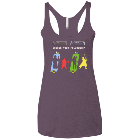 T-Shirts Vintage Purple / X-Small Choose your Fellowship Women's Triblend Racerback Tank