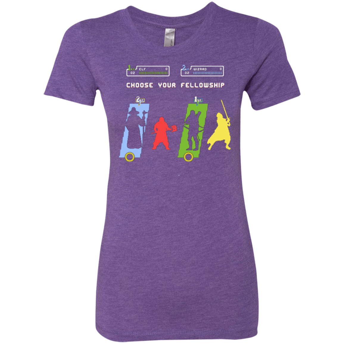 T-Shirts Purple Rush / Small Choose your Fellowship Women's Triblend T-Shirt