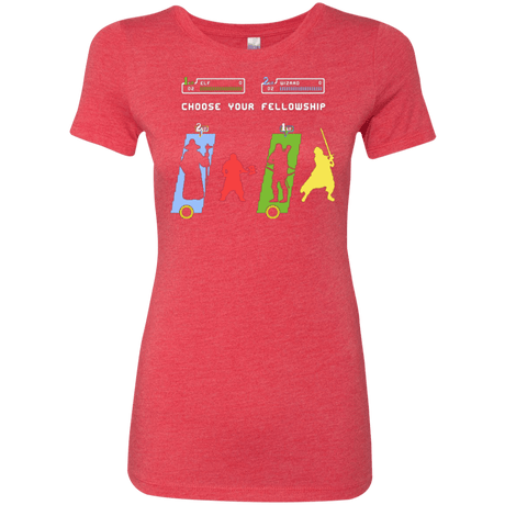 T-Shirts Vintage Red / Small Choose your Fellowship Women's Triblend T-Shirt