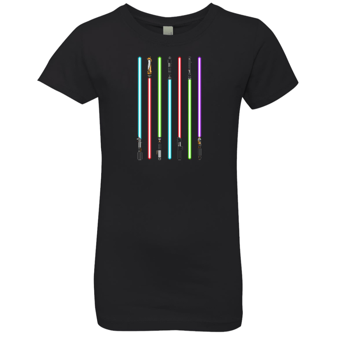 T-Shirts Black / YXS Choose Your Saber Girls Premium T-Shirt