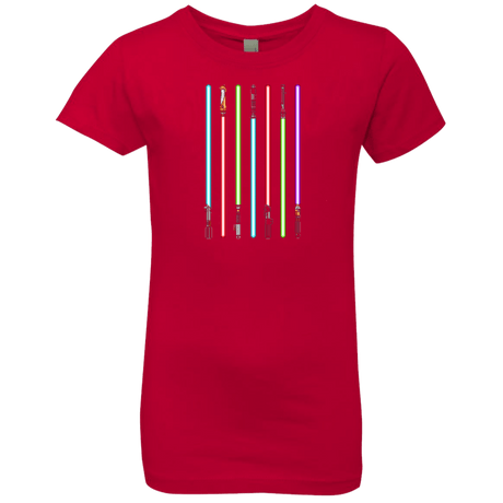 T-Shirts Red / YXS Choose Your Saber Girls Premium T-Shirt