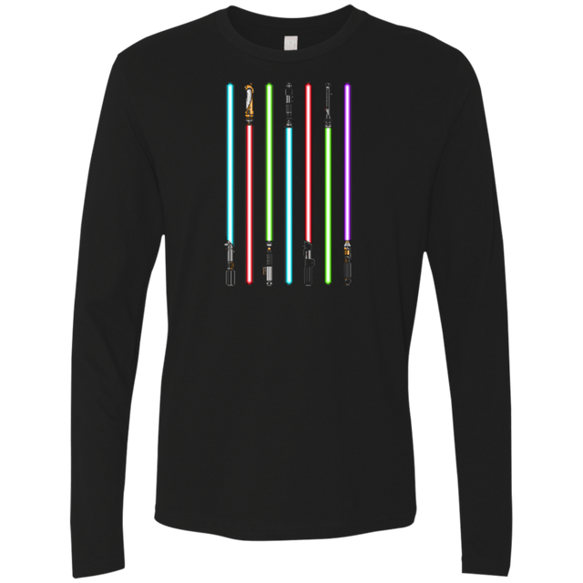 T-Shirts Black / Small Choose Your Saber Men's Premium Long Sleeve