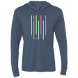 T-Shirts Indigo / X-Small Choose Your Saber Triblend Long Sleeve Hoodie Tee