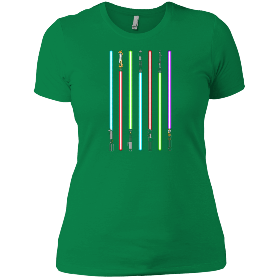 T-Shirts Kelly Green / X-Small Choose Your Saber Women's Premium T-Shirt