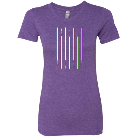 T-Shirts Purple Rush / Small Choose Your Saber Women's Triblend T-Shirt
