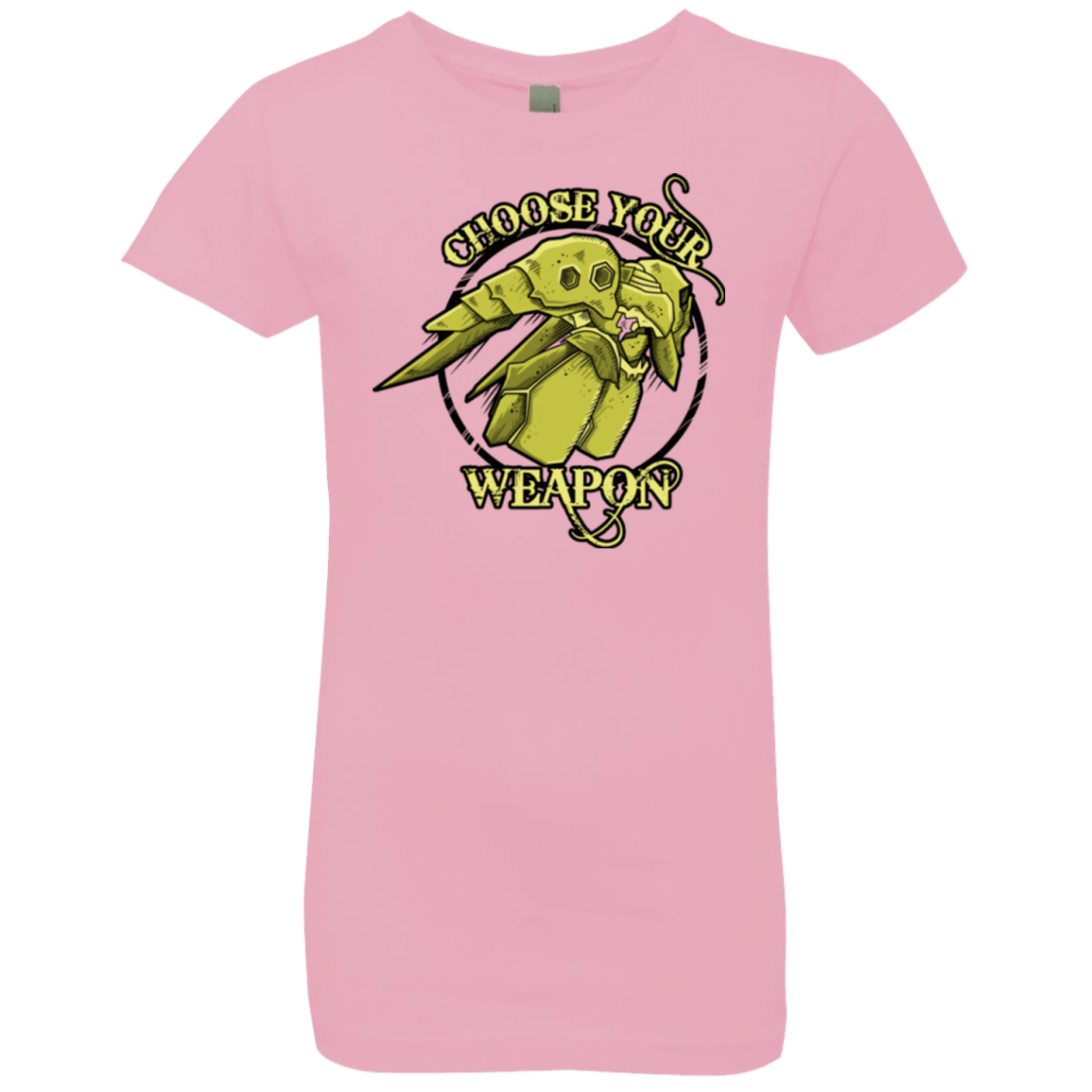 T-Shirts Light Pink / YXS CHOOSE YOUR WEAPON Girls Premium T-Shirt