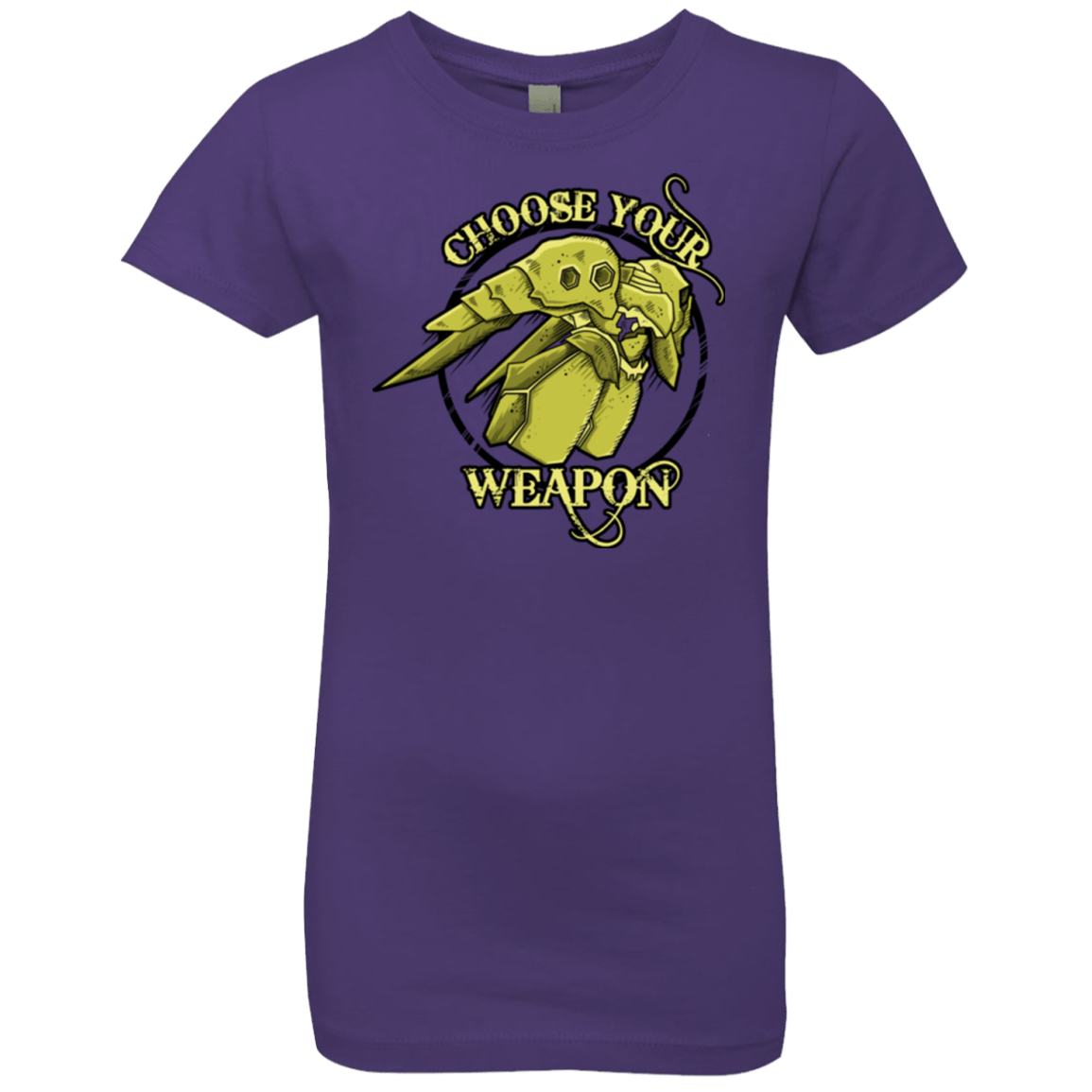 T-Shirts Purple Rush / YXS CHOOSE YOUR WEAPON Girls Premium T-Shirt
