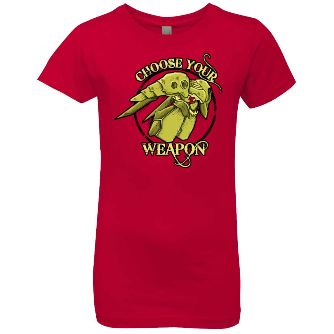 T-Shirts Red / YXS CHOOSE YOUR WEAPON Girls Premium T-Shirt