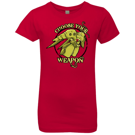 T-Shirts Red / YXS CHOOSE YOUR WEAPON Girls Premium T-Shirt