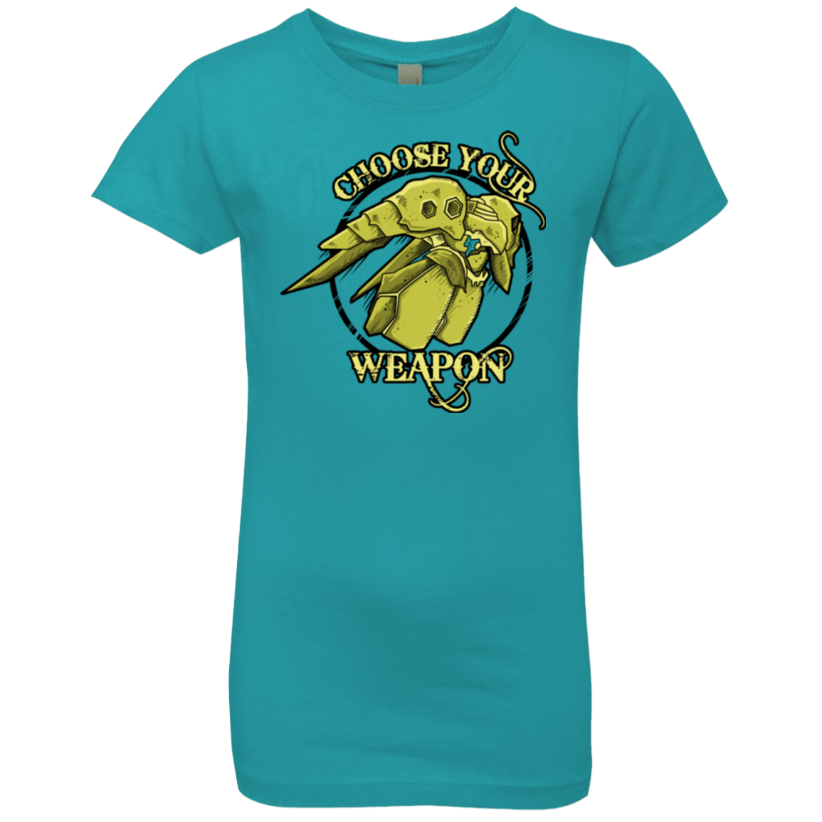 T-Shirts Tahiti Blue / YXS CHOOSE YOUR WEAPON Girls Premium T-Shirt