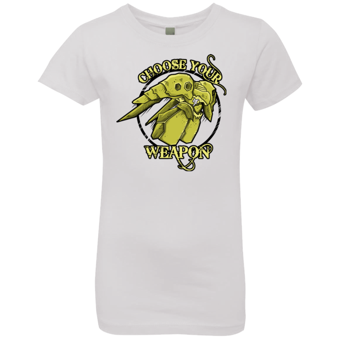 T-Shirts White / YXS CHOOSE YOUR WEAPON Girls Premium T-Shirt