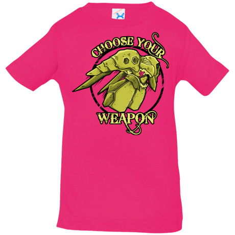 T-Shirts Hot Pink / 6 Months CHOOSE YOUR WEAPON Infant Premium T-Shirt