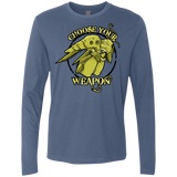 T-Shirts Indigo / Small CHOOSE YOUR WEAPON Men's Premium Long Sleeve