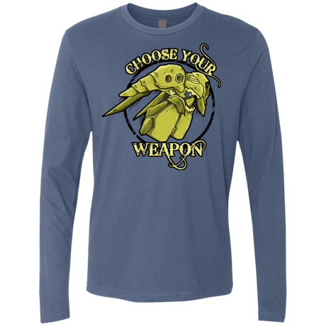 T-Shirts Indigo / Small CHOOSE YOUR WEAPON Men's Premium Long Sleeve