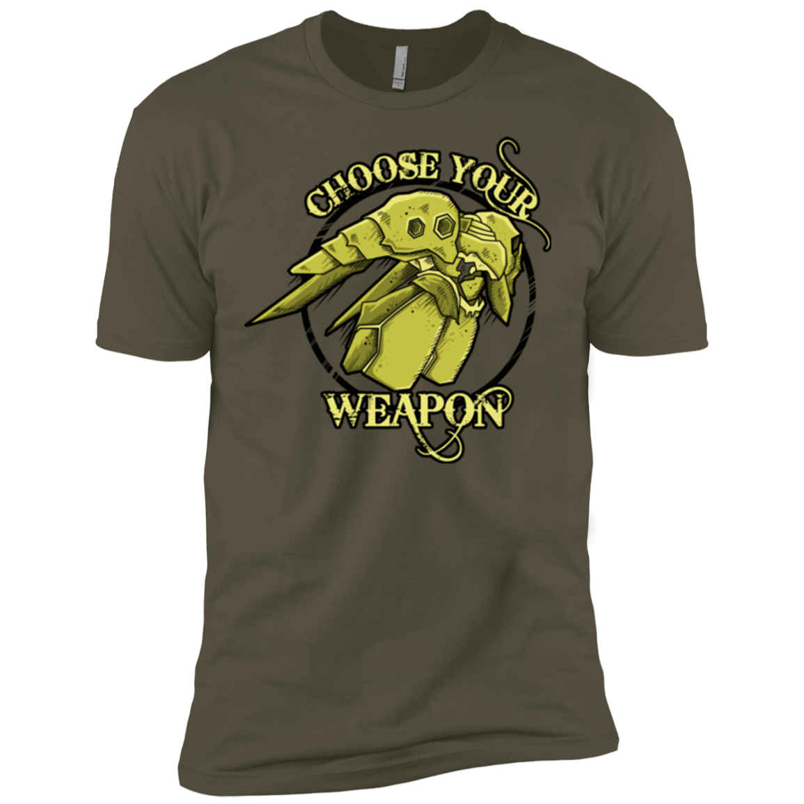T-Shirts Military Green / X-Small CHOOSE YOUR WEAPON Men's Premium T-Shirt