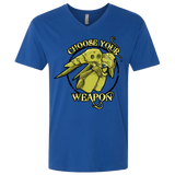 T-Shirts Royal / X-Small CHOOSE YOUR WEAPON Men's Premium V-Neck