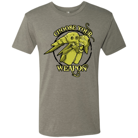 T-Shirts Venetian Grey / Small CHOOSE YOUR WEAPON Men's Triblend T-Shirt