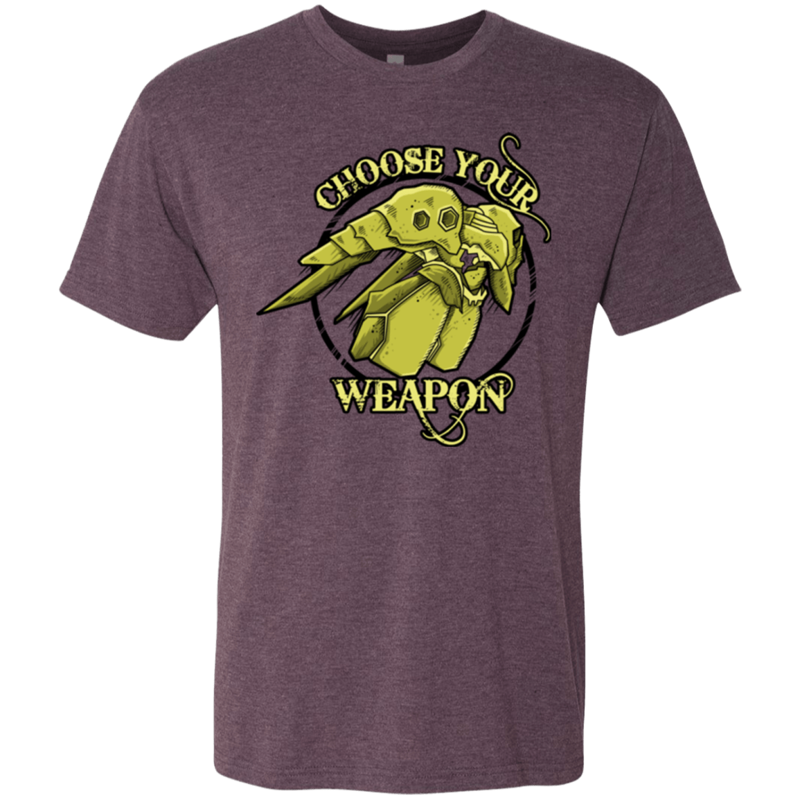 T-Shirts Vintage Purple / Small CHOOSE YOUR WEAPON Men's Triblend T-Shirt