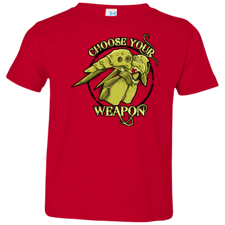 T-Shirts Red / 2T CHOOSE YOUR WEAPON Toddler Premium T-Shirt