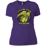 T-Shirts Purple / X-Small CHOOSE YOUR WEAPON Women's Premium T-Shirt