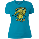 T-Shirts Turquoise / X-Small CHOOSE YOUR WEAPON Women's Premium T-Shirt