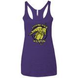 T-Shirts Purple / X-Small CHOOSE YOUR WEAPON Women's Triblend Racerback Tank