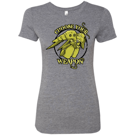 T-Shirts Premium Heather / Small CHOOSE YOUR WEAPON Women's Triblend T-Shirt