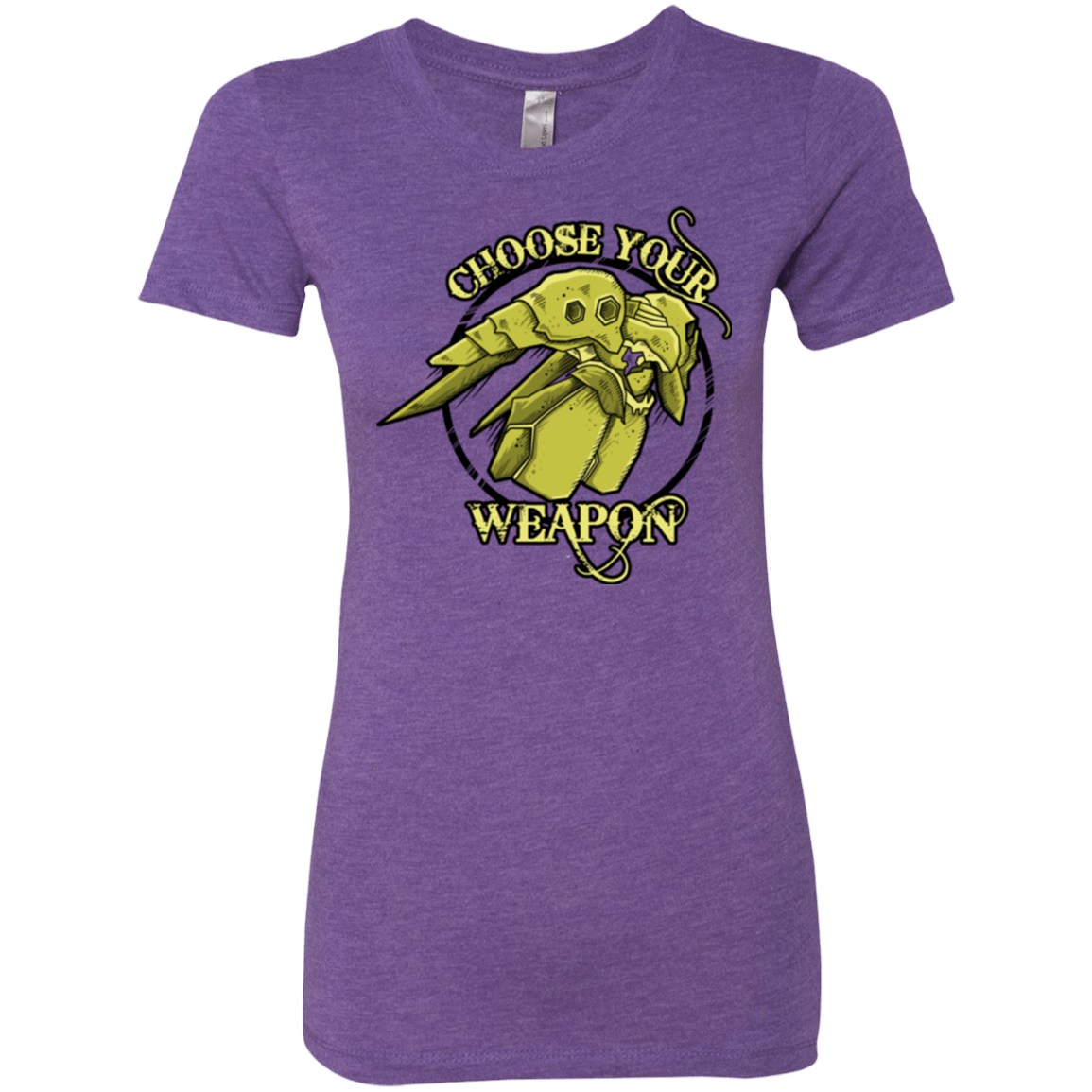 T-Shirts Purple Rush / Small CHOOSE YOUR WEAPON Women's Triblend T-Shirt