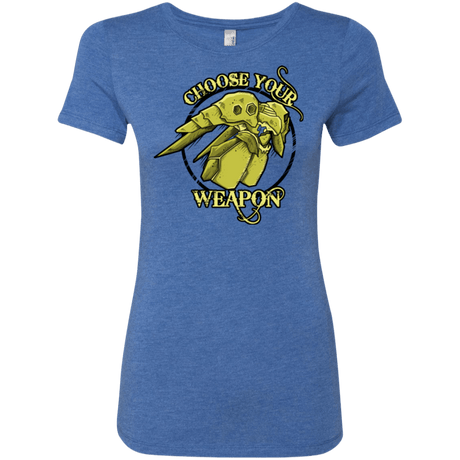 T-Shirts Vintage Royal / Small CHOOSE YOUR WEAPON Women's Triblend T-Shirt
