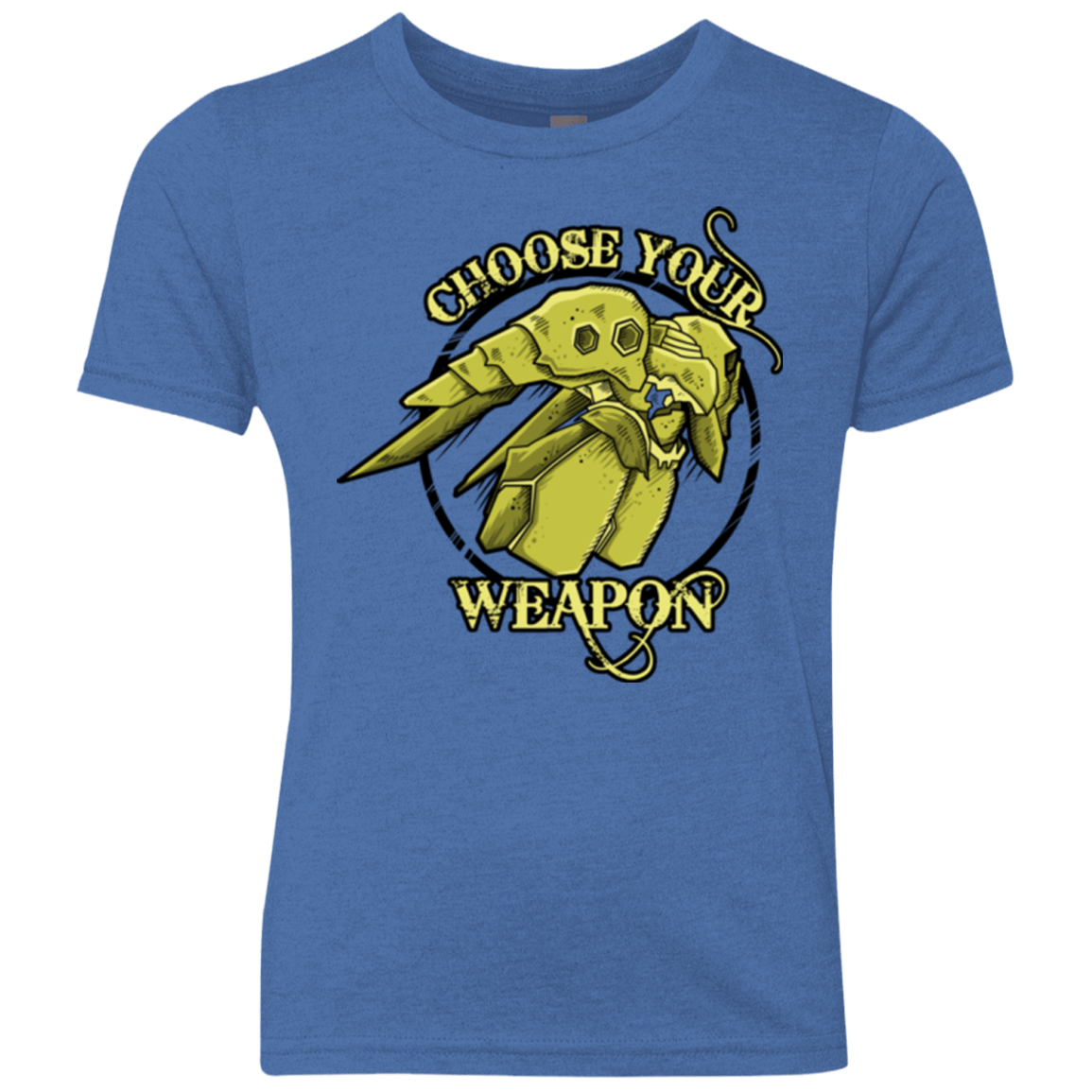 T-Shirts Vintage Royal / YXS CHOOSE YOUR WEAPON Youth Triblend T-Shirt