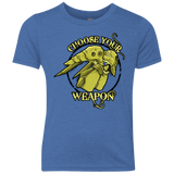 T-Shirts Vintage Royal / YXS CHOOSE YOUR WEAPON Youth Triblend T-Shirt