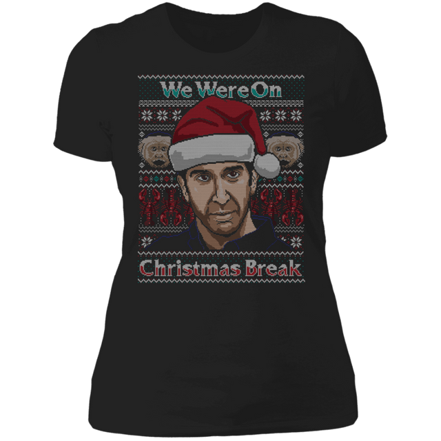 T-Shirts Black / X-Small Christmas Break Ugly Sweater Women's Premium T-Shirt