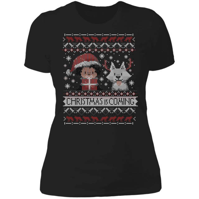 T-Shirts Black / X-Small Christmas is Coming Women's Premium T-Shirt
