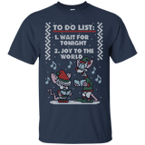 T-Shirts Navy / S Christmas List T-Shirt