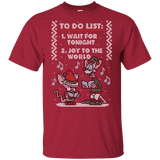 T-Shirts Cardinal / YXS Christmas List Youth T-Shirt