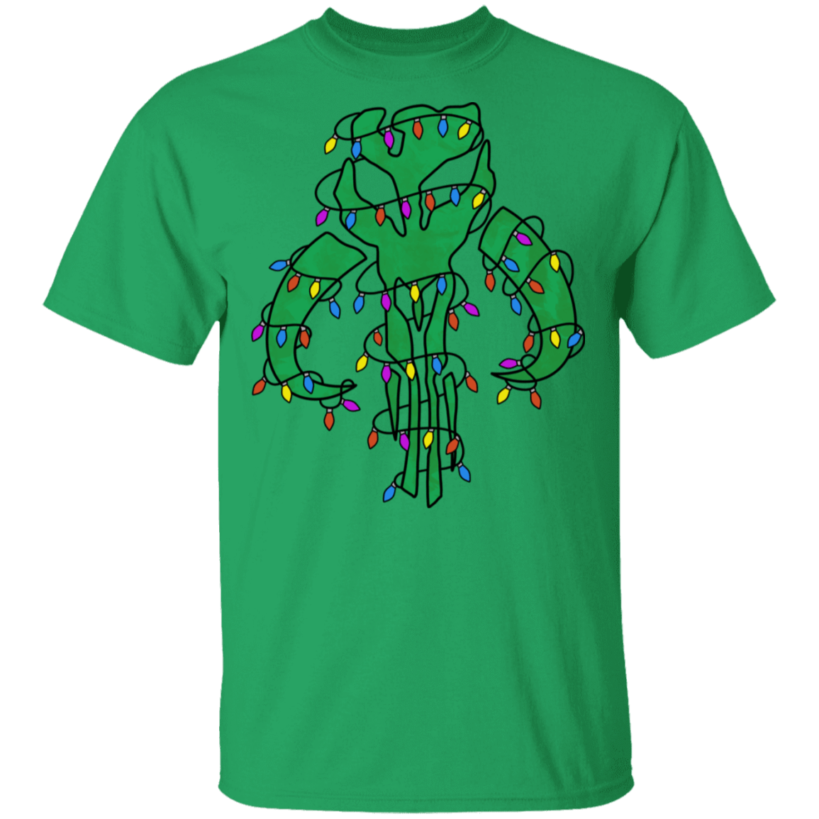 T-Shirts Irish Green / S Christmas Mando T-Shirt