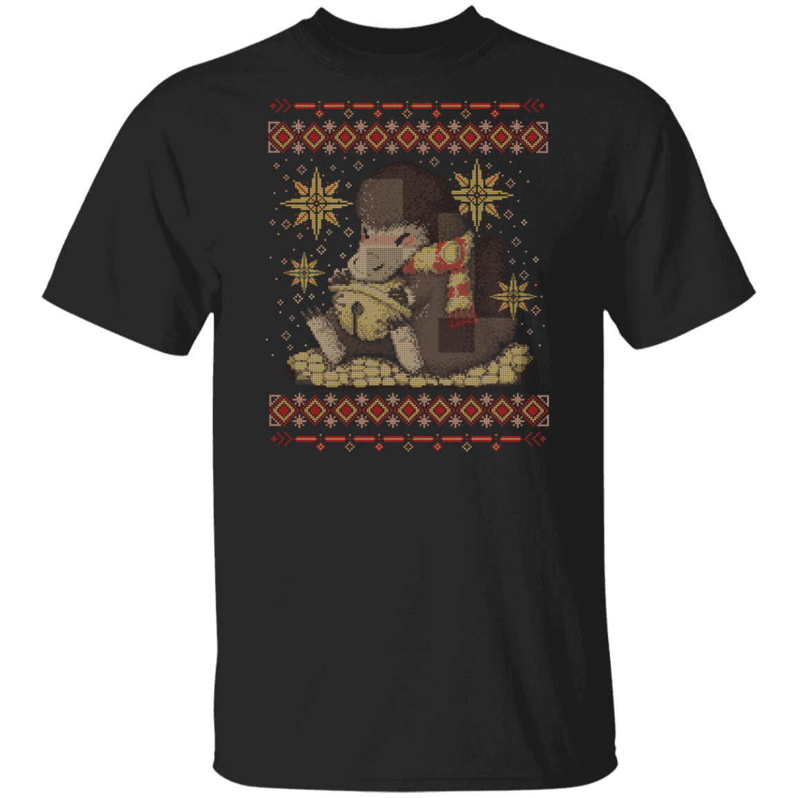 T-Shirts Black / S Christmas Niffler T-Shirt