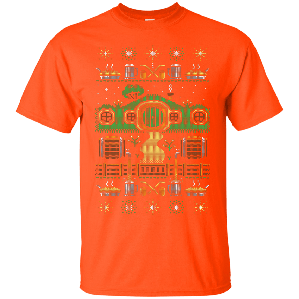 T-Shirts Orange / Small Christmas Shire T-Shirt