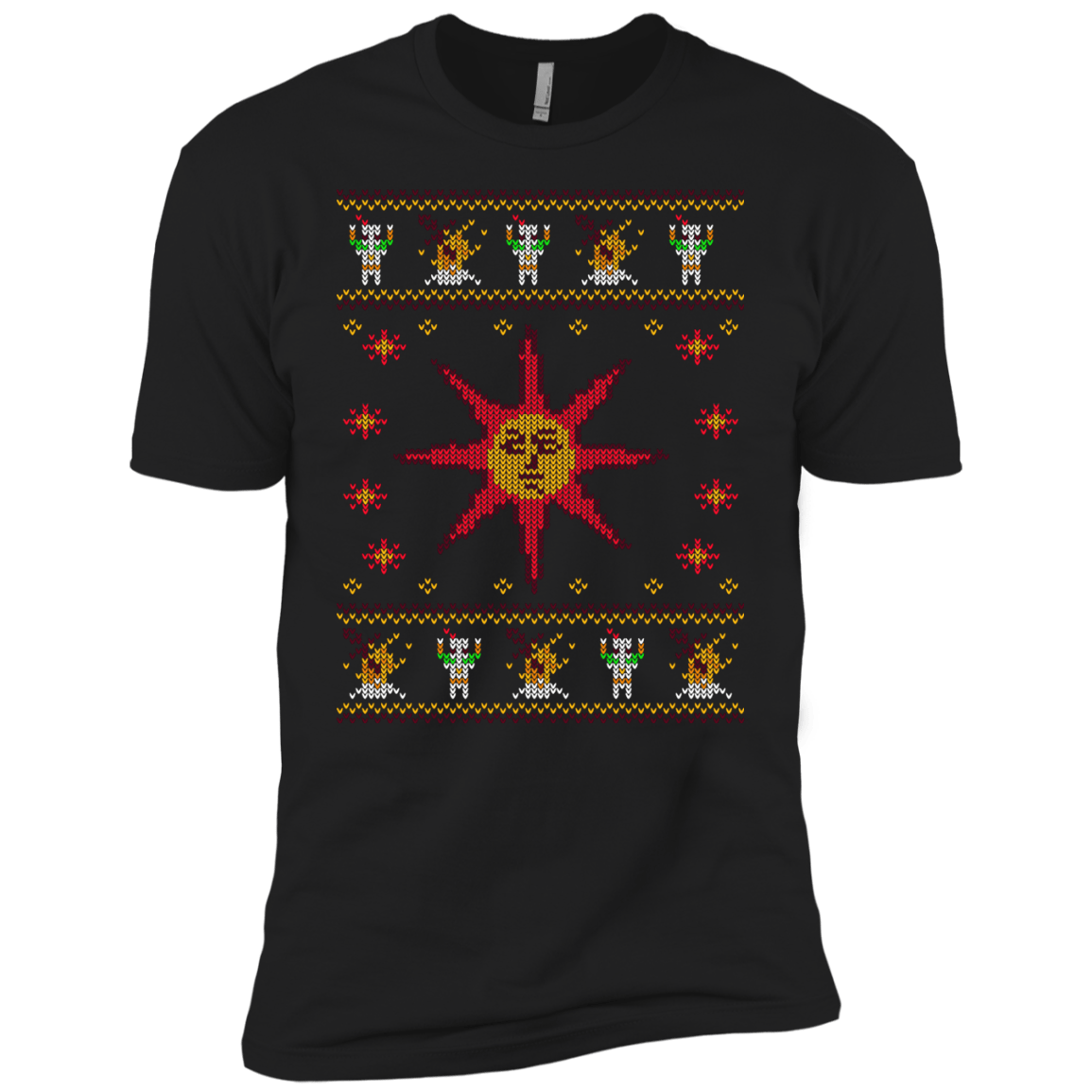T-Shirts Black / YXS Christmas Sweater Dark Souls Boys Premium T-Shirt