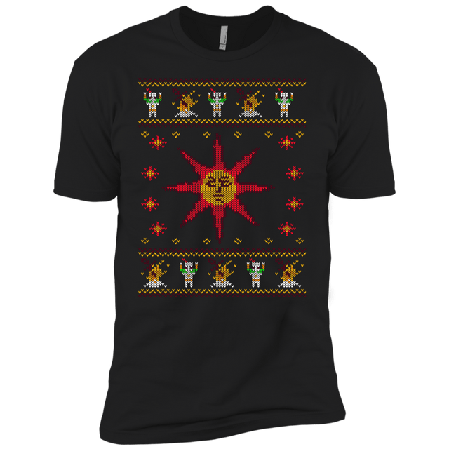 T-Shirts Black / YXS Christmas Sweater Dark Souls Boys Premium T-Shirt