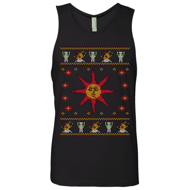 T-Shirts Black / Small Christmas Sweater Dark Souls Men's Premium Tank Top