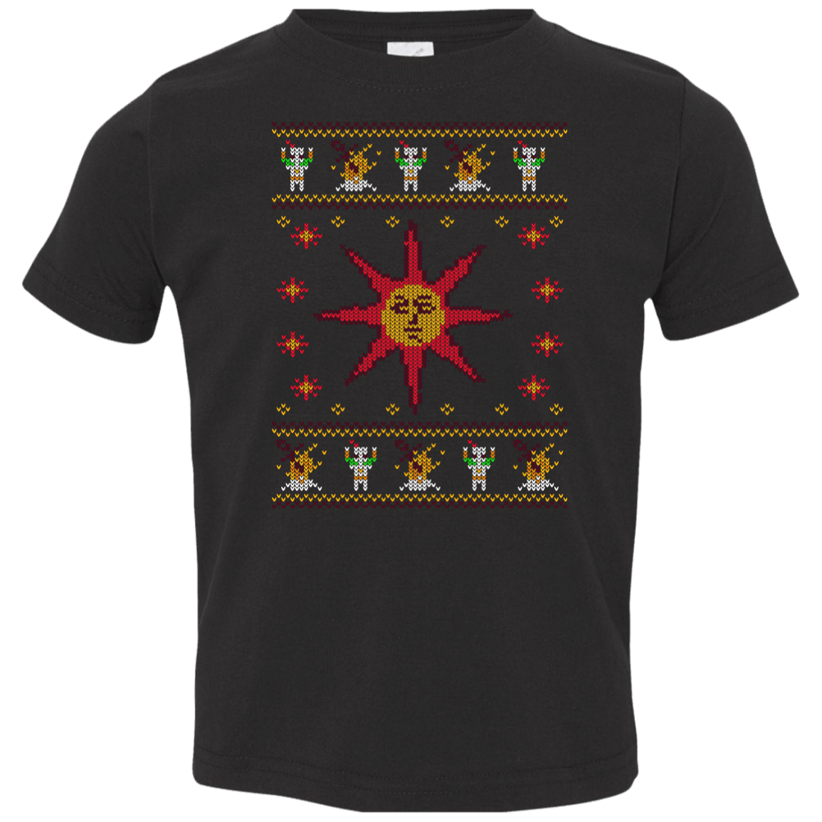 T-Shirts Black / 2T Christmas Sweater Dark Souls Toddler Premium T-Shirt
