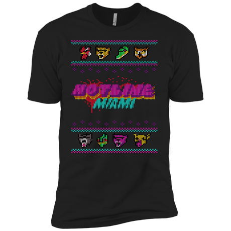 T-Shirts Black / YXS Christmas Sweater Hotline Miami Boys Premium T-Shirt