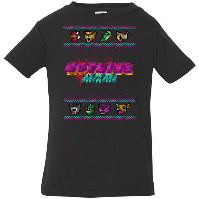 T-Shirts Black / 6 Months Christmas Sweater Hotline Miami Infant Premium T-Shirt