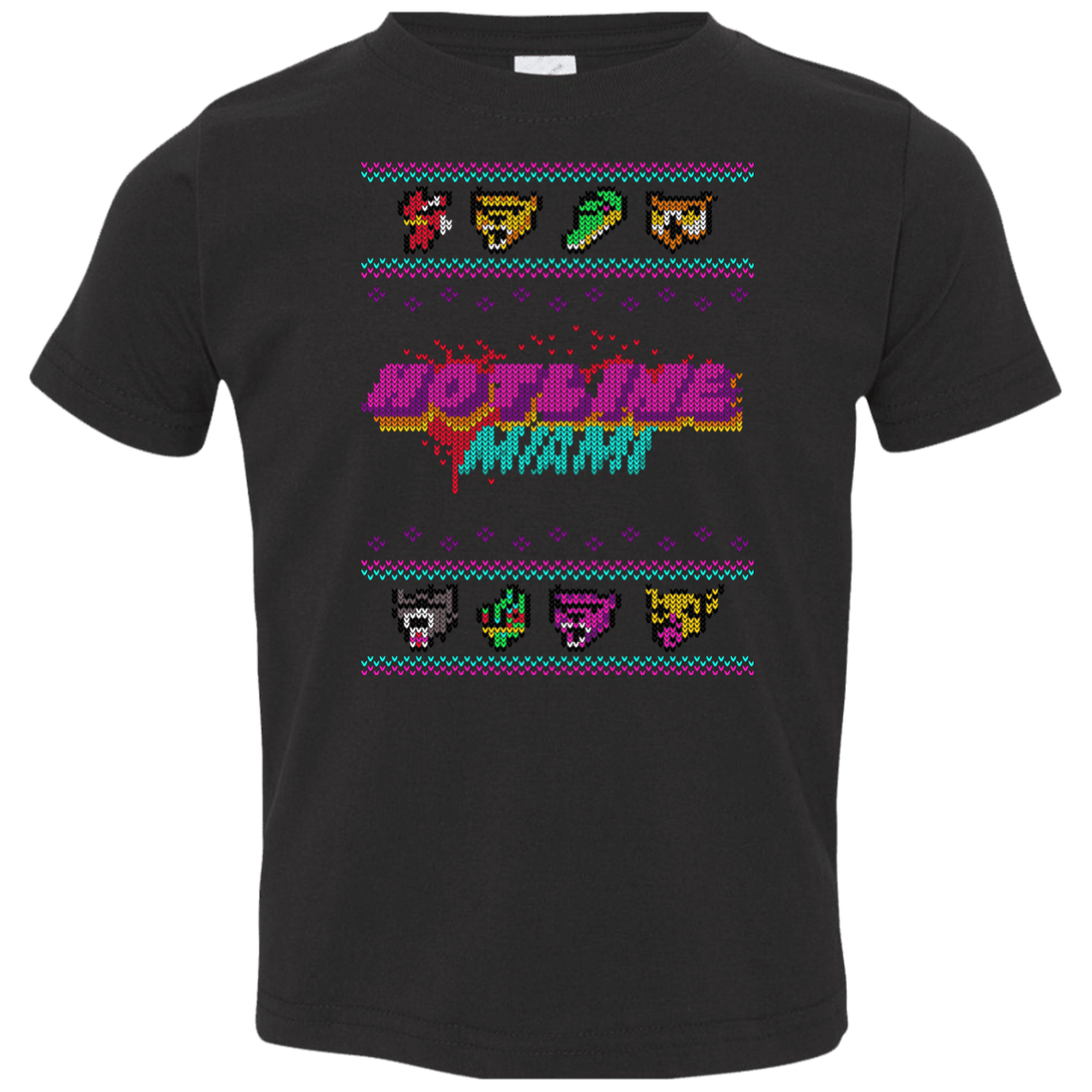 T-Shirts Black / 2T Christmas Sweater Hotline Miami Toddler Premium T-Shirt
