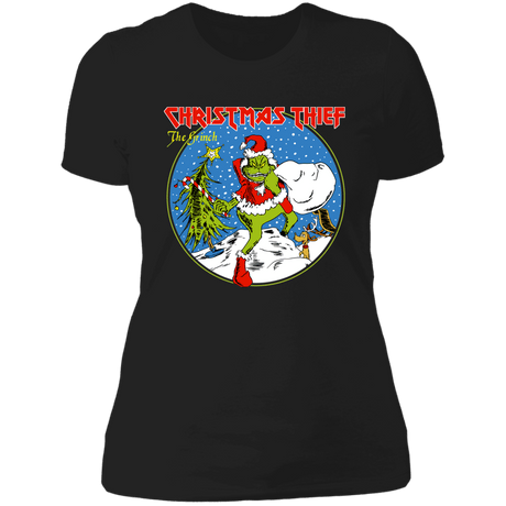 T-Shirts Black / X-Small Christmas Thief Women's Premium T-Shirt
